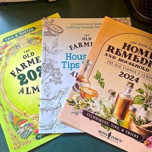 Farmers  almanac 2024, household tips& tricks, home remedies/household tips.